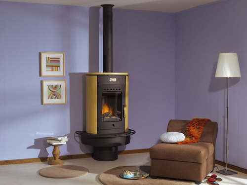 Modern tiled stove